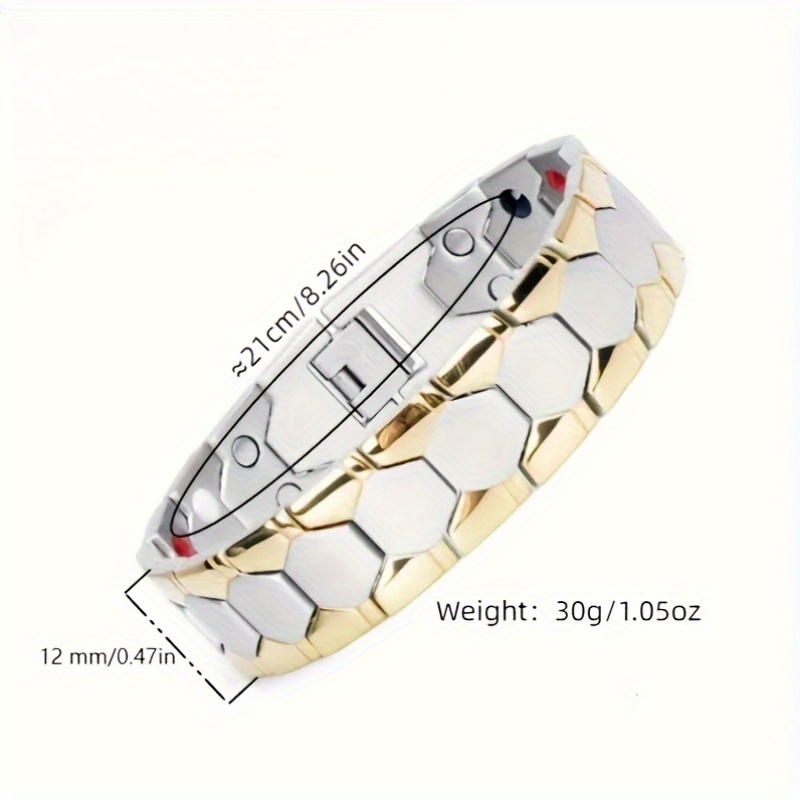 Stylish Multicolored Diamond Shaped Men's Bracelets Set